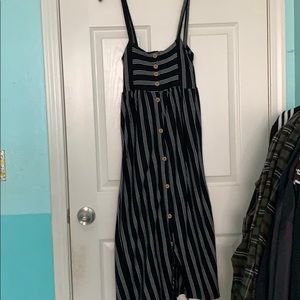 Striped Midi Dress